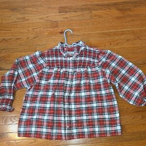 Chic Soul Plaid Ladies Blouse
